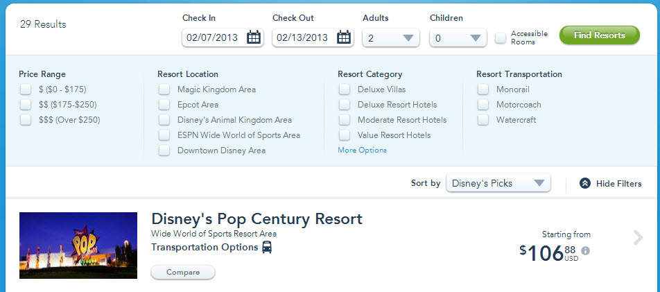 Disney Hotels